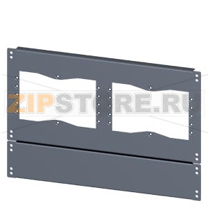 SIVACON, base, with cutouts for flanges, IPXX, T: 500 mm, W: 600 mm, zinc-plated Siemens 8MF1065-2UB52-0 