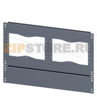SIVACON, base, with cutouts for flanges, IPXX, T: 500 mm, W: 600 mm, zinc-plated Siemens 8MF1065-2UB52-0