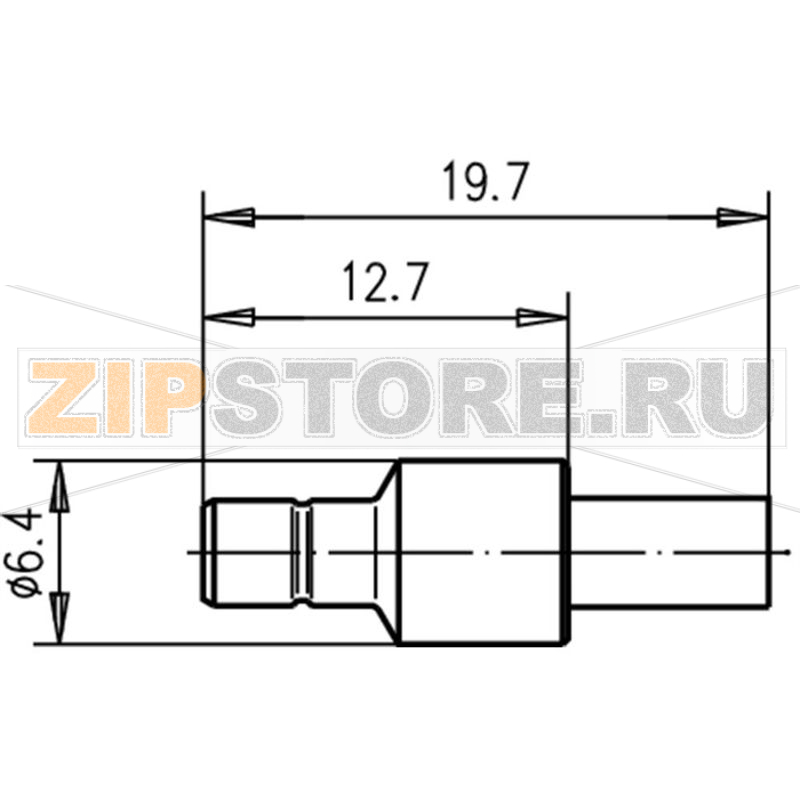Разъем SMB, 50 Ом, 1 шт Telegärtner J01160A0471 