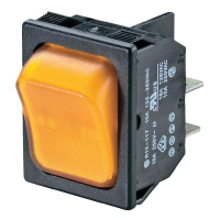 Переключатель клавишный 250 В/AC, 10 А, 1 x вкл/вкл, 1 шт SCI R13-117C-01