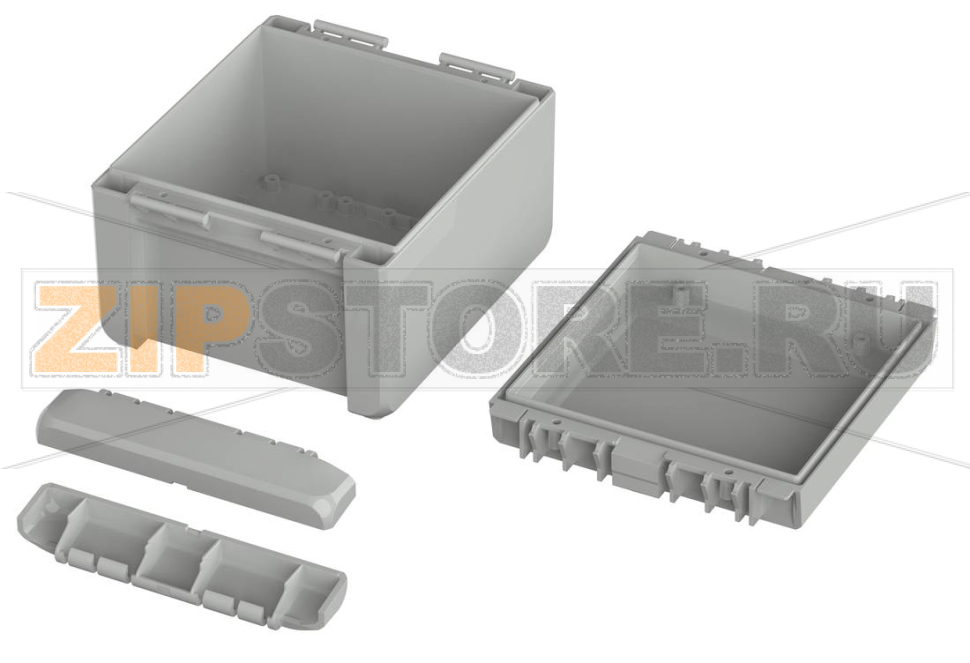 Корпус, 151x125x90 мм, поликарбонат UL 94 V0, одноцветный Bopla B 141309 PC-V0 7035 