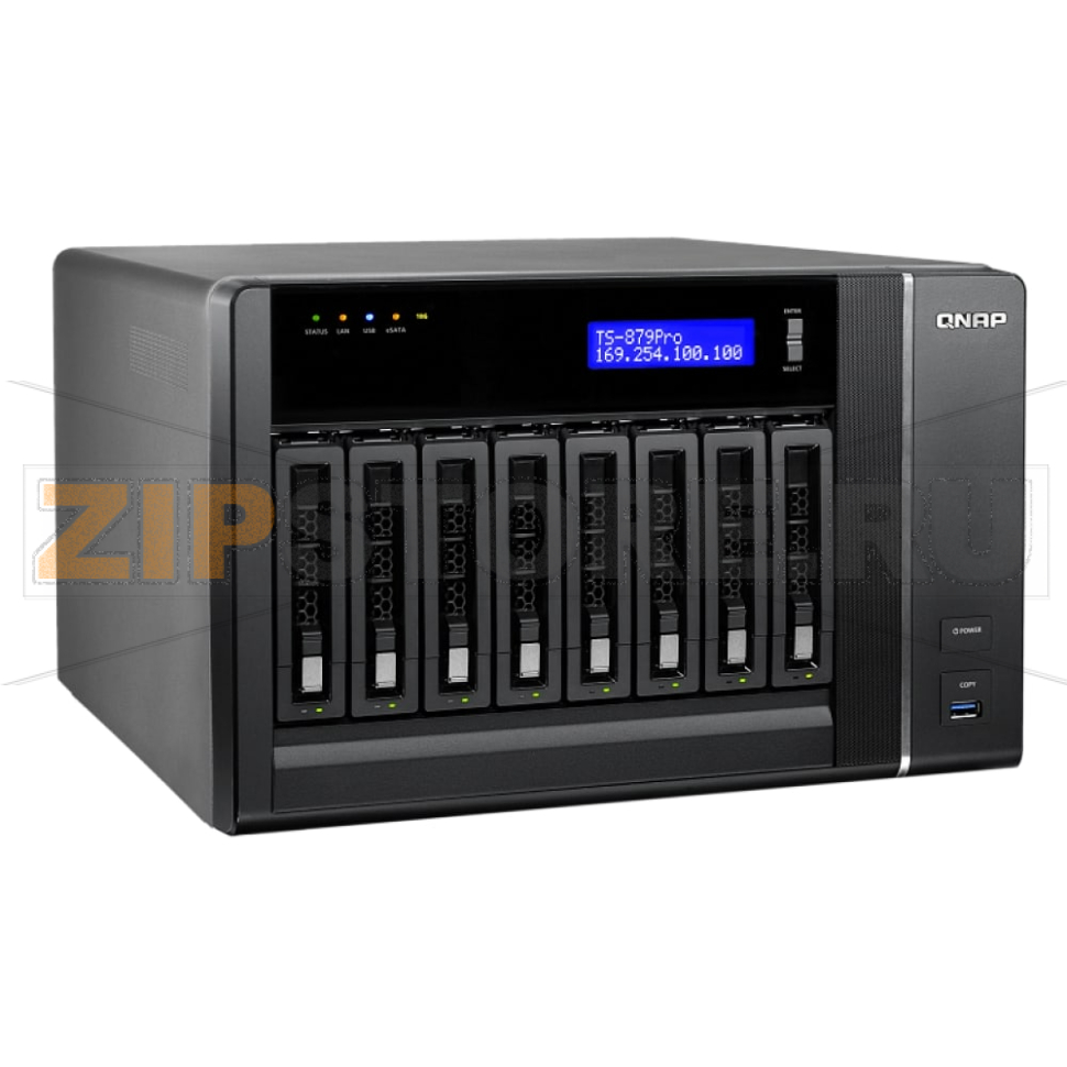 Накопитель сетевой QNAP TS-879-PRO 