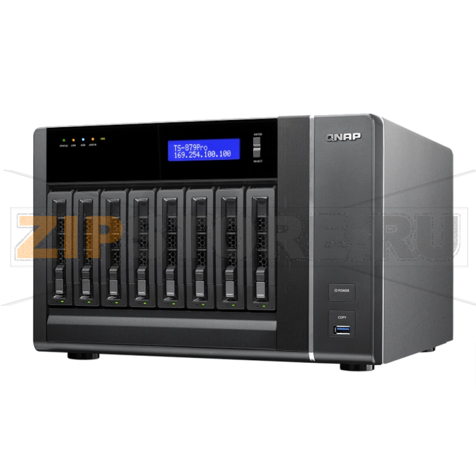 Накопитель сетевой QNAP TS-879-PRO 