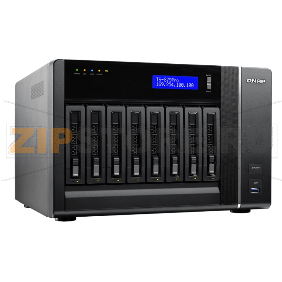 Накопитель сетевой QNAP TS-879-PRO 