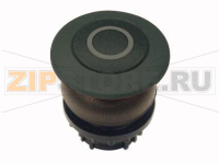 Кнопка грибовидная, RMQ-Titan, без фиксации, черная, с маркировкой Eaton M22S-DP-S-X0