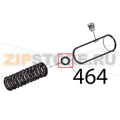 Sfera affil. Sirman Mirra 300 Sfera affil. Sirman Mirra 300Запчасть на деталировке под номером: 464
