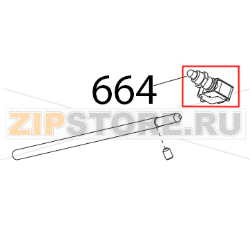 Micro interrutt. MN x affettatr Sirman Palladio 350 Micro interrutt. MN x affettatr Sirman Palladio 350Запчасть на деталировке под номером: 664