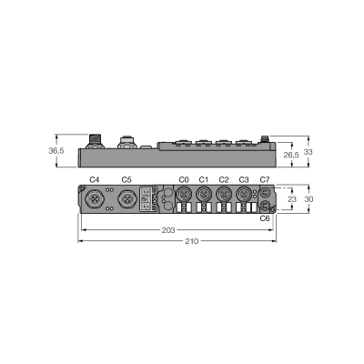 Модуль автономный для PROFIBUS-DP Turck SDPB-0404D-1006 
