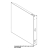 Stainless steel left side panel Unox XVC 304