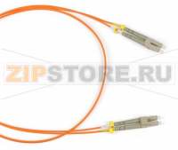Hyperline FC-D2-504-LC/PR-LC/PR-H-2M-LSZH-MG Патч-корд волоконно-оптический (шнур) MM 50/125(OM4), LC-LC, duplex, LSZH, 2 м
