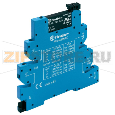 Модуль реле интерфейсный 2 A, 24 V (DC) Finder 39.10.7.024.9024 