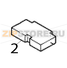 Memory module cover and label roller mount TSC TTP-244 Pro Memory module cover and label roller mount TSC TTP-244 ProЗапчасть на деталировке под номером: 2
