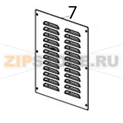 Back cover Hurakan HKN-20SN2V Back cover Hurakan HKN-20SN2VЗапчасть на деталировке под номером: 7