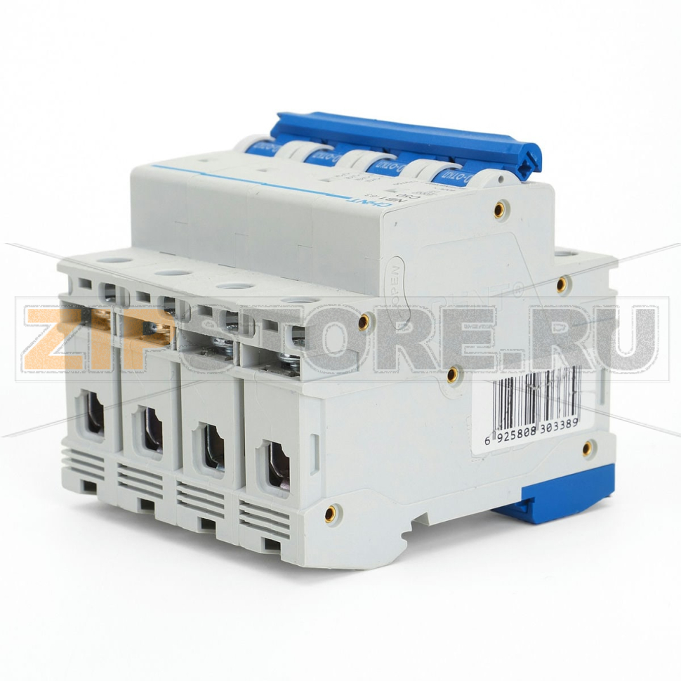 Выключатель автоматический 50 А, 6 кА, 4 полюса Chint NB1-63 
