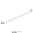 Handle tube L = 492 Ø18x1 Unox XVC 055