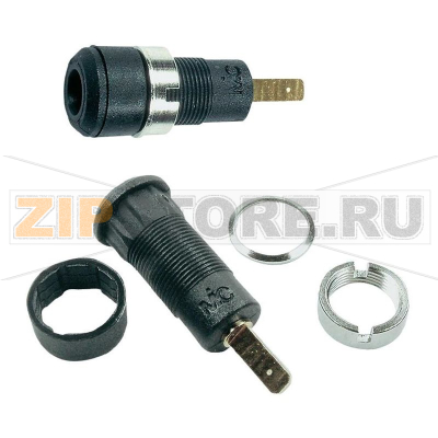 Розетка лабораторная, Ø контакта: 2 мм, белая, 1 шт Stäubli SLB2-F2,8 