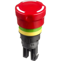 Кнопка аварийной остановки, красная, желтая, зеленая, 1 шт APEM A01ES-DF1