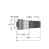 Кабель Turck RKM 5723-15M