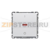 Выключатель двухполюсный, белый ABB 2TKA00000407