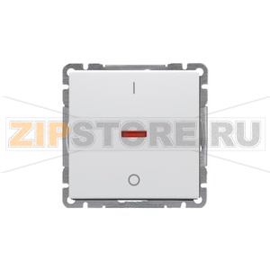 Выключатель двухполюсный, белый ABB 2TKA00000407 