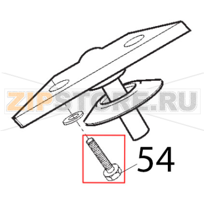 Vite supporto vela Sirman Topaz 250 Vite supporto vela Sirman Topaz 250Запчасть на деталировке под номером: 54