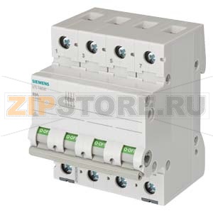 ВЫКЛЮЧАТЕЛЬ НАГРУЗКИ 63A 4-ПОЛ. Siemens 5TL1463-0 