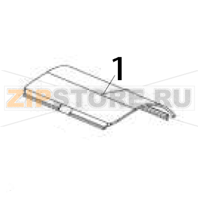 Media window Zebra ZD621 Direct Thermal Media window Zebra ZD621 Direct ThermalЗапчасть на деталировке под номером: 1