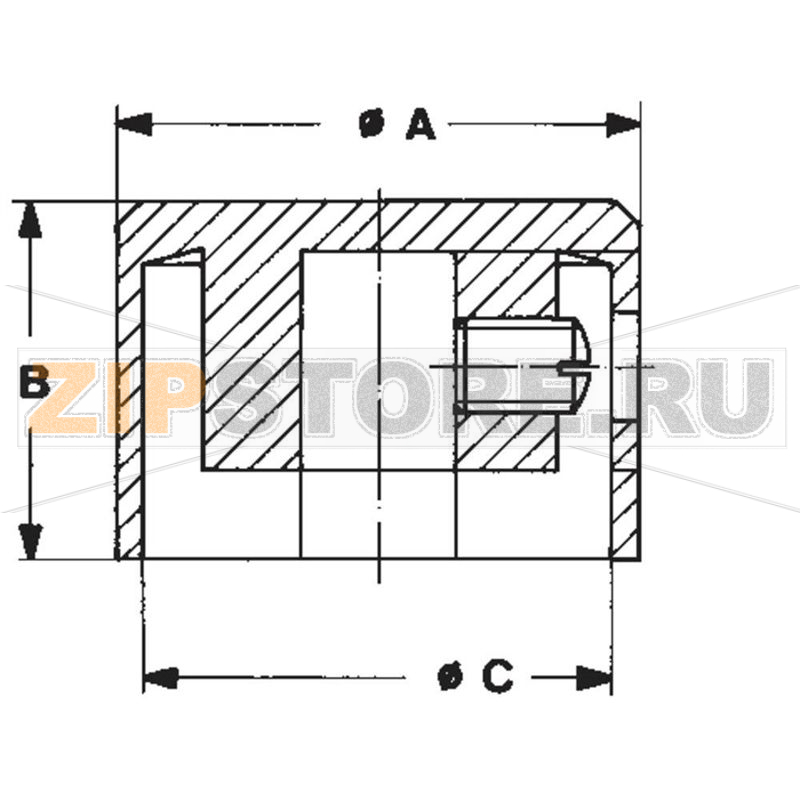 Ручка металлическая Mentor 505.611 