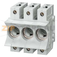 ОСНОВАНИЕ ПЛАВКИХ ВСТАВОК NEOZED МОНТИР. ПОД ШТУКАТУРКУ, D01 3-ПОЛ. ЗАЩИТА ОТ ПРИКОСНОВЕНИЯ (BGV A2) 16A, AC 400V/DC 250V Siemens 5SG5301