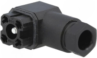Разъем квадратный, IP65 Hirschmann G 4 W 1 F BLACK