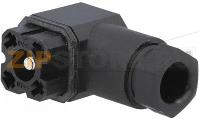 Разъем квадратный, IP65 Hirschmann G 4 W 1 F BLACK 