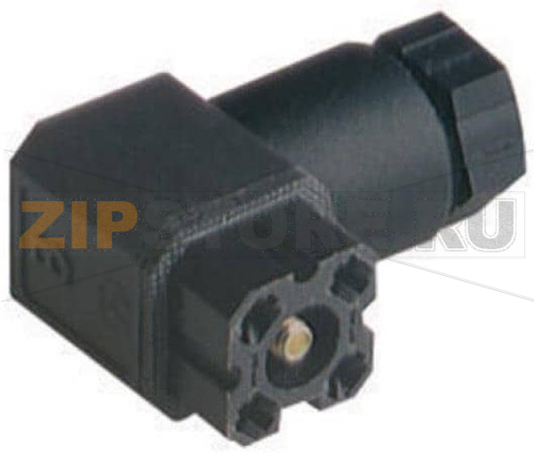 Разъем квадратный, IP65 Hirschmann G 4 W 1 F BLACK 