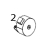 Kit lower laminator control motor Zebra ZXP 8