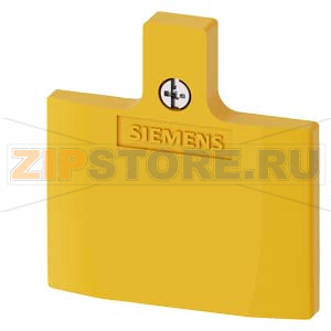 COVER ДЛЯ ПОЗИЦИОННЫЙ ВЫКЛЮЧАТЕЛЬ FOR ПЛАСТИКОВЫЙ КОРПУС50MM, COLOR ЖЕЛТ. Siemens 3SE5240-0AA00-1AG0 