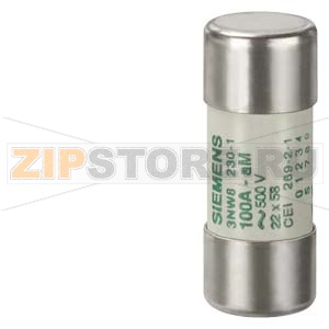 ЦИЛИНДРИЧЕСКАЯ ПЛАВКАЯ ВСТАВКА АМ 22Х58ММ 500В 16А Siemens 3NW8205-1 