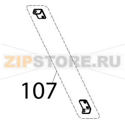 Coppia cerniere Tecnoinox FRS70E7 Coppia cerniere Tecnoinox FRS70E7Запчасть на деталировке под номером: 107