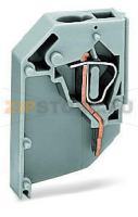 Клеммы для трансформатора; 1-пол.; Соединение CAGE CLAMP® для проводников; 4,00 mm; оранжевые Wago 711-181