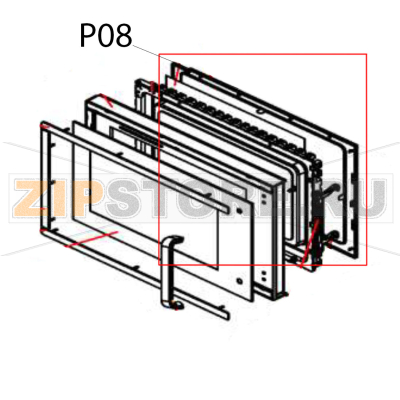 Choke cover Hurakan HKN-WP900M Choke cover Hurakan HKN-WP900MЗапчасть на деталировке под номером: P08
