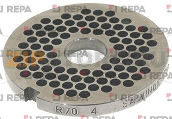 РЕШЕТКА ИЗ НЕРЖ.СТАЛИ МОД.R70/12/4 УНГЕР 