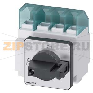 ГЛАВНЫЙ ВЫКЛЮЧАТЕЛЬ, СПЕЦИАЛЬНОЕ ИСПОЛНЕНИЕ Siemens 3LD2122-1TL11 