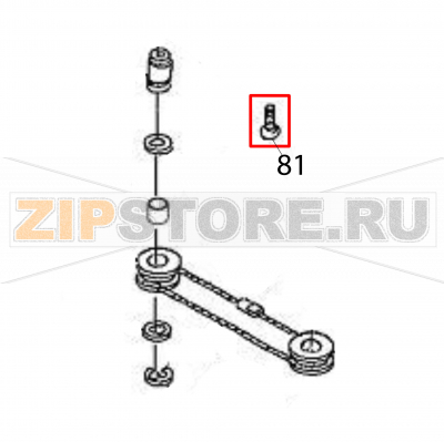 Bind head screw Sato HR224 TT Bind head screw Sato HR224 TTЗапчасть на деталировке под номером: 81Название запчасти на английском языке: Bind head screw Sato HR224 TT.