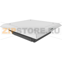 Решетка вентиляционная с фильтром 470x470x470 мм Weidmüller RFF 607 33/230V GY