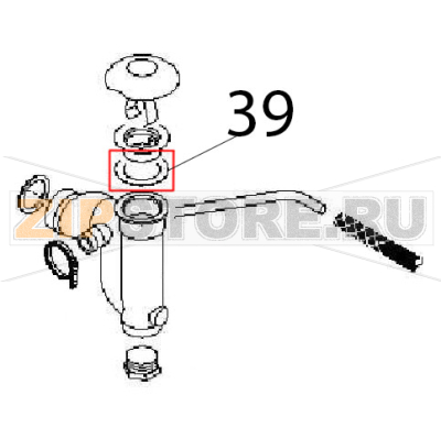 Gasket Angelo Po FM611E1 Gasket Angelo Po FM611E1Запчасть на деталировке под номером: 39