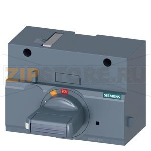 front mounted rotary operator standard with door interlock IEC IP30/40 accessory for: 3VA1 250 Siemens 3VA9257-0EK21 