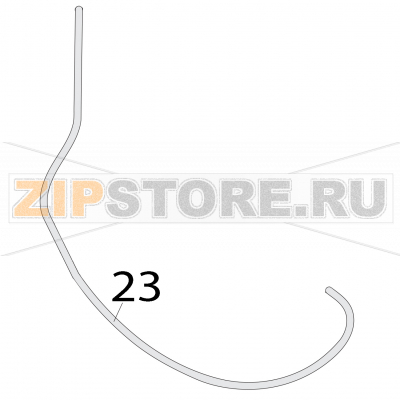 Tubo Elettrobar Fast 161 D Tubo Elettrobar Fast 161 DЗапчасть на деталировке под номером: 23