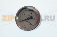 PRESSURE GAUGE D60 20BAR CHROMED