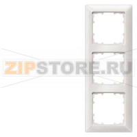 DELTA LINE ТИТАНОВО-БЕЛЫЙ РАМКА 3-МЕСТНАЯ 222X80MM Siemens 5TG2553-0
