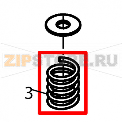 Spring Fagor VG-201 Spring Fagor VG-201Запчасть на деталировке под номером: 3Название запчасти Fagor на английском языке: Spring VG-201.