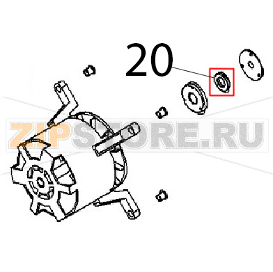 Cuscinetto motore Angelo Po BX61E Cuscinetto motore Angelo Po BX61EЗапчасть на деталировке под номером: 20