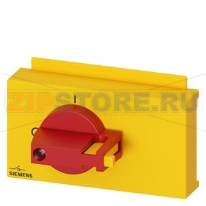 Аксессуар для 3KD0 типоразмер 01 direct handle, Emergency switching off, 4-пол. padlockable in OFF-position Siemens 3KD9011-8D 